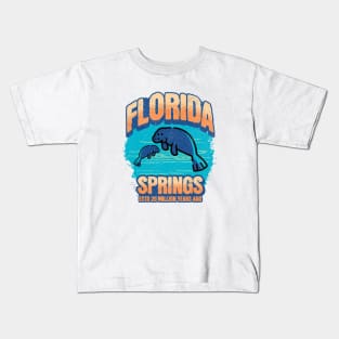 Florida Springs: A Natural Wonder Created 20 Million Years Ago Kids T-Shirt